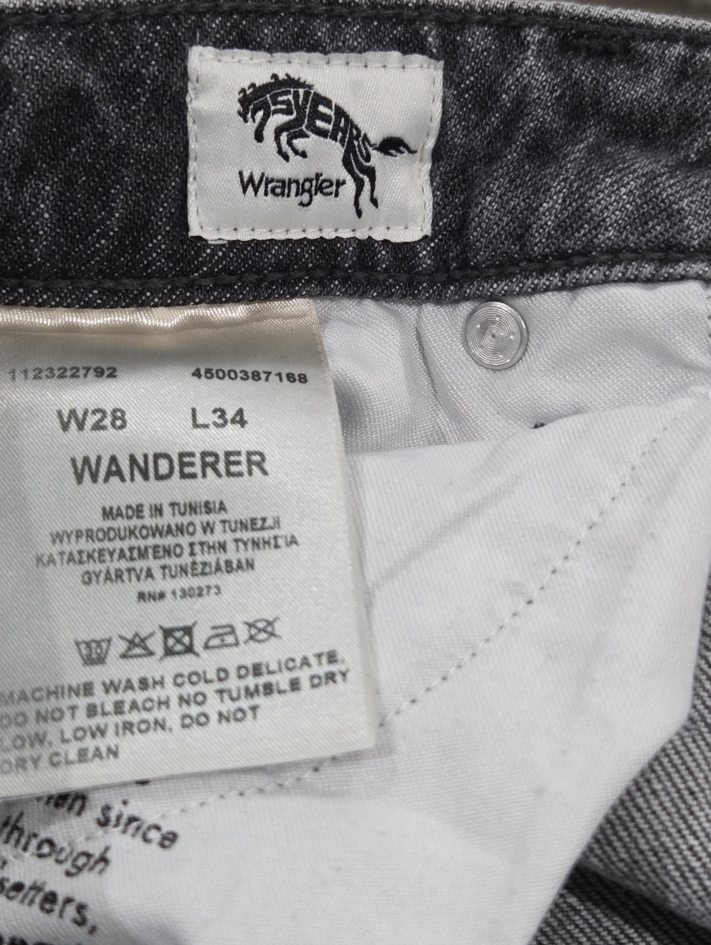 Wrangler Women's Wanderer Laser Acid Wash High Rise Flare Jeans - Picture 11 of 13